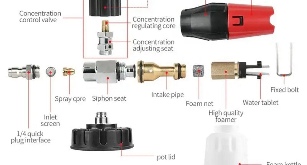 Foam Cannon Heavy Duty Foam Wash Auto Detailing Edmonton, Detailing